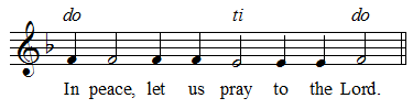 Litany of Peace, ti