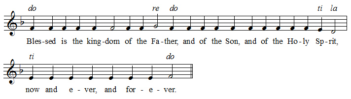 Opening blessing (alt)