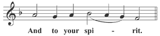 And to your spirit