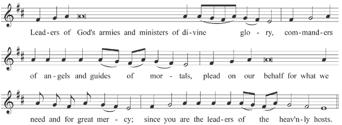 Kontakion of the holy angels